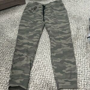 Camo joggers. Size large 8-10.  Great condition barely worn